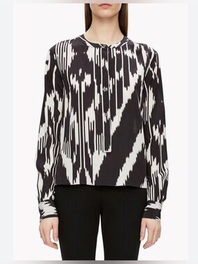 Theory Islava Silk Blouse